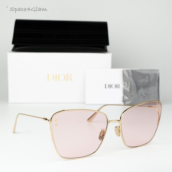 Dior | Accessories | Dior Women Sunglasses Shiny Gold Pink 